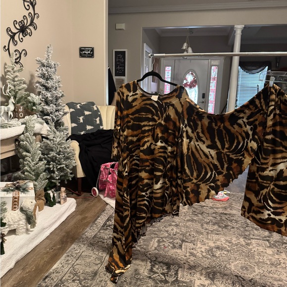 Bold Tiger Print Dress and Skirt Set - Picture 2 of 2